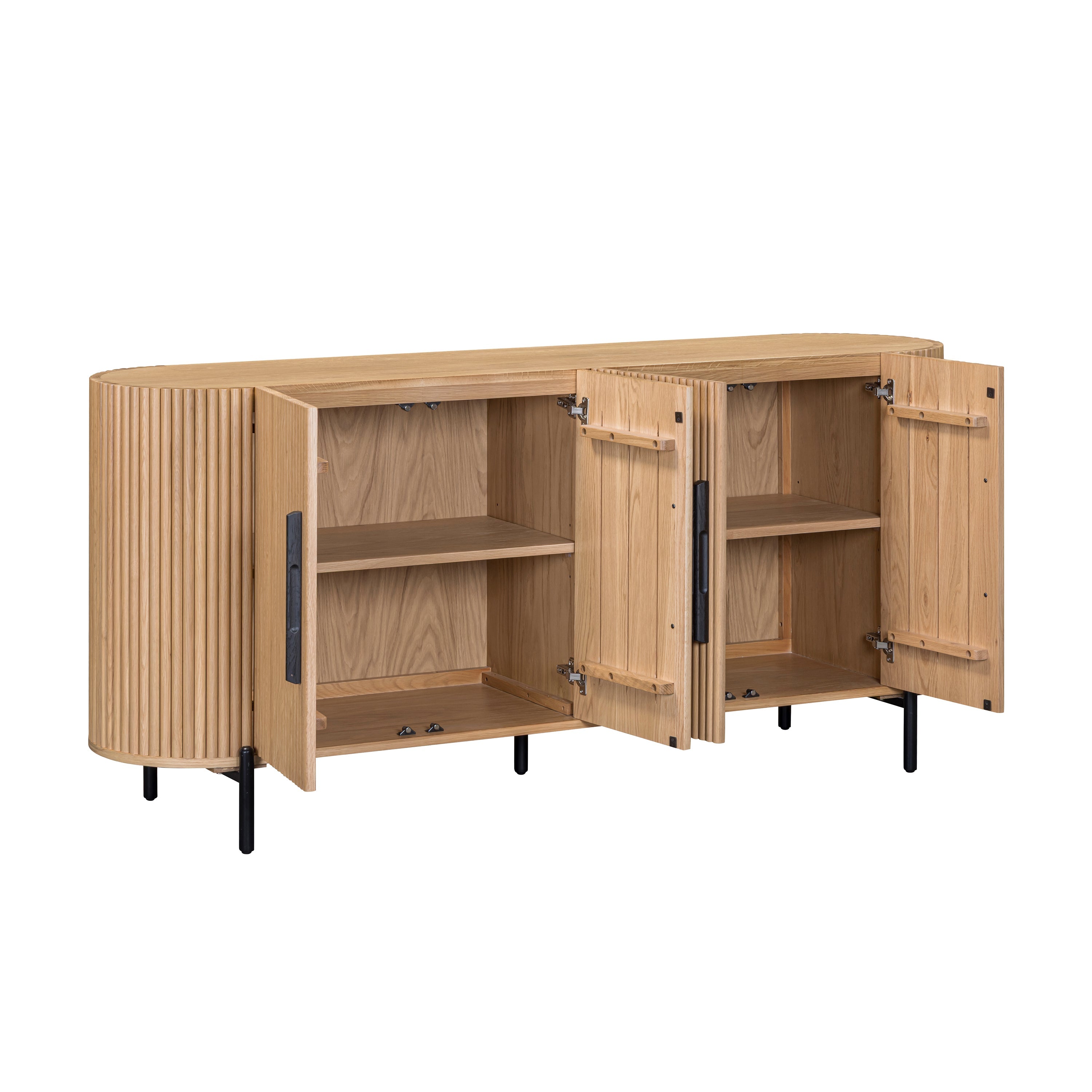 Stockholm Curved Sideboard 4 Door