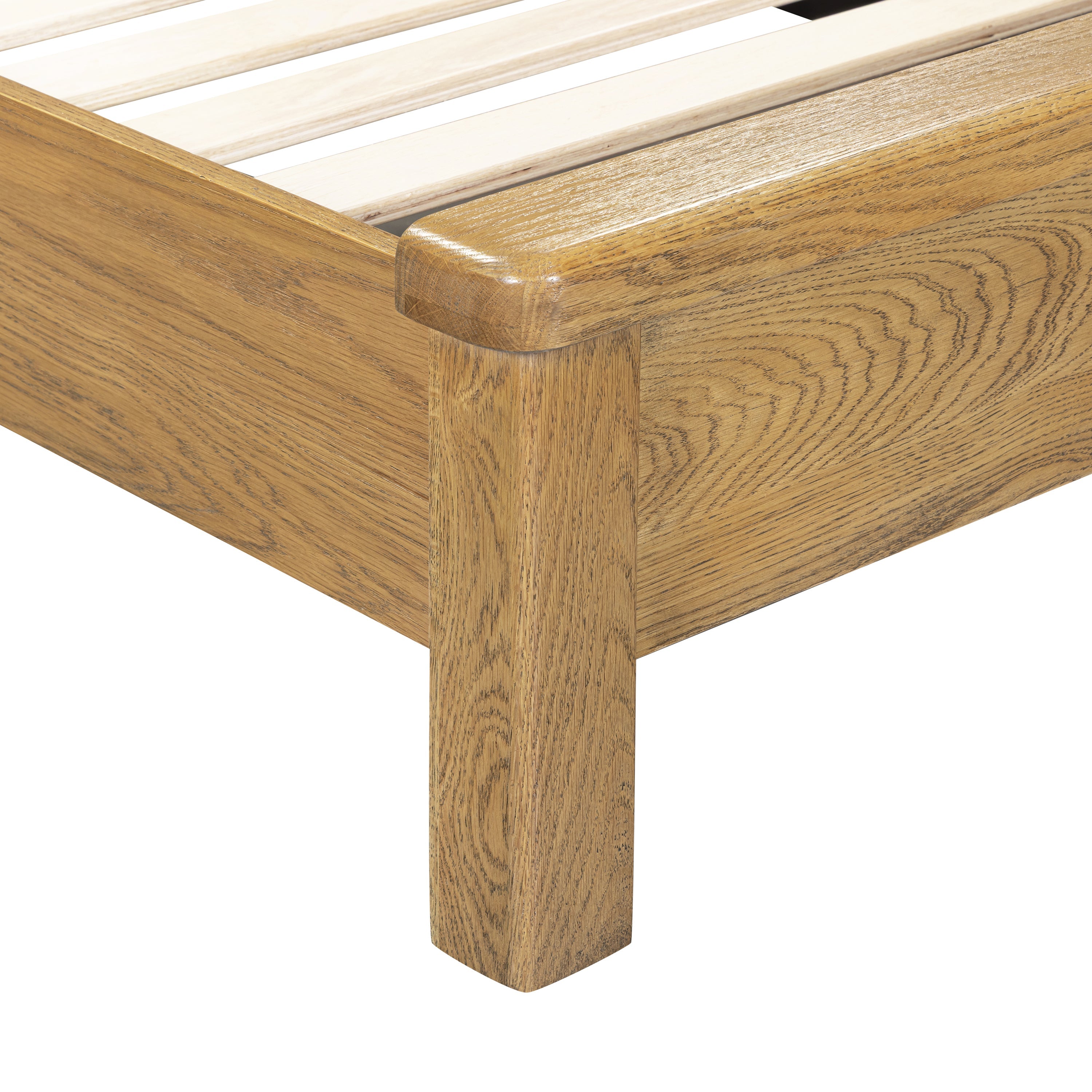 Dorchester Oak 4 ft6 Low End Bed