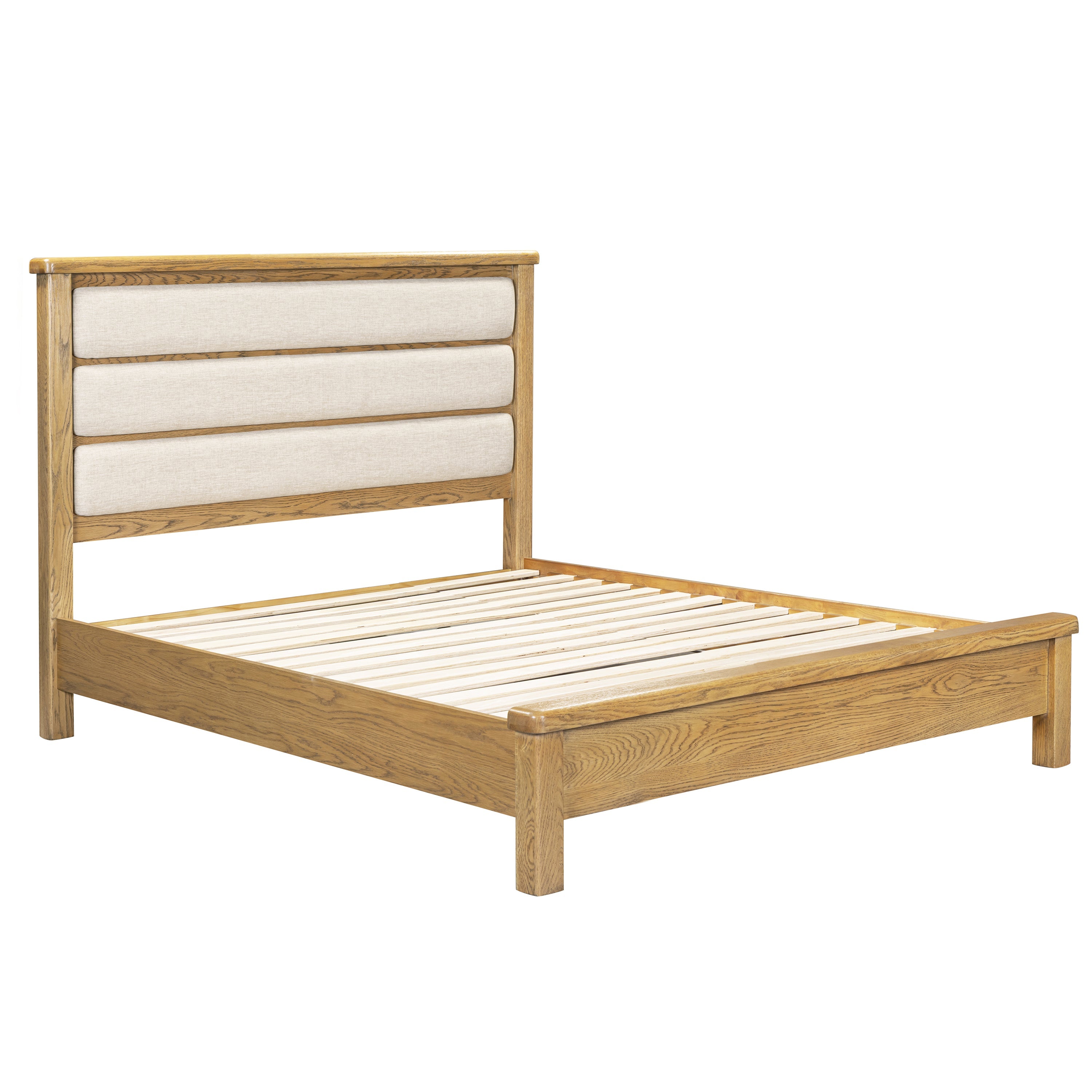 Dorchester Oak 4 ft6 Low End Bed