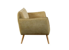 Piper 2 Seater Green Fabric