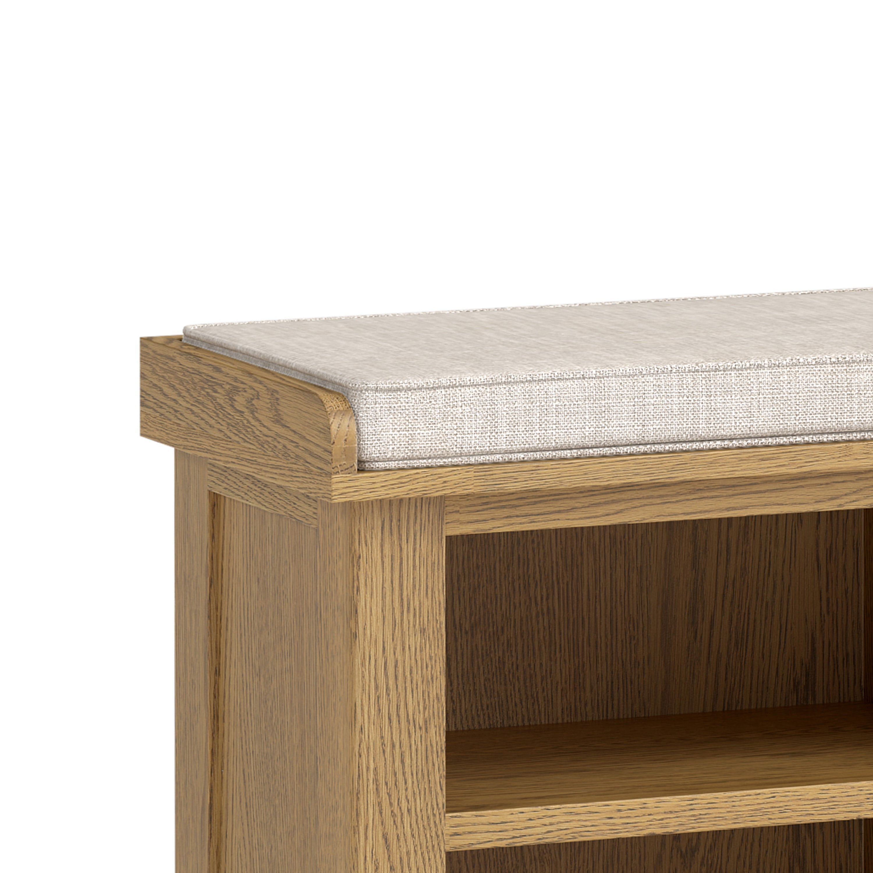 Dorchester Oak Shoe Bench