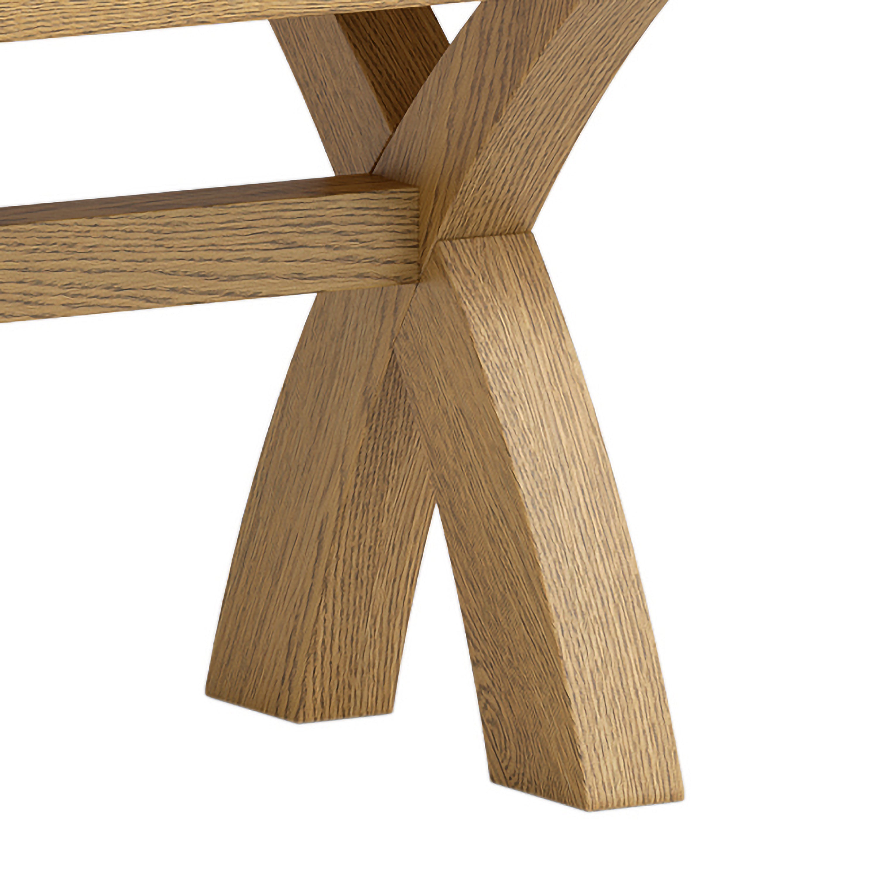 Dorchester Oak 200cm Dining Bench