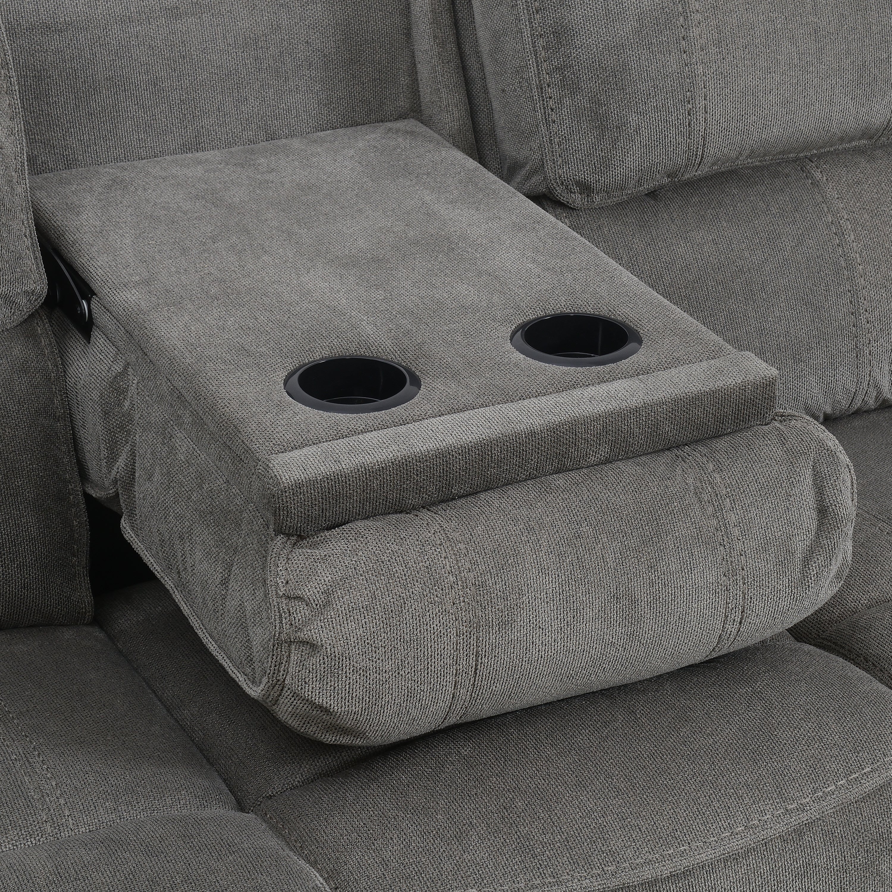 Westbury Electric Reclining 3+1+1 Suite Stone