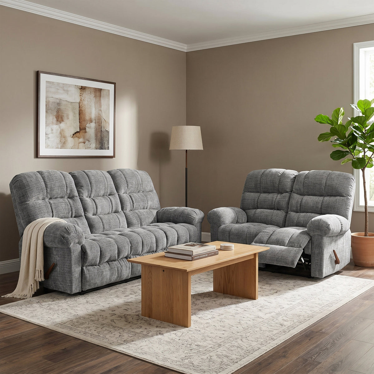 Cloud Recliner 3+2 Suite Graphite