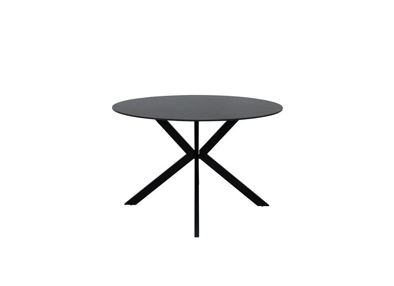 Opal Round Dining Table – Round Dining Table With Charcoal Stone Top