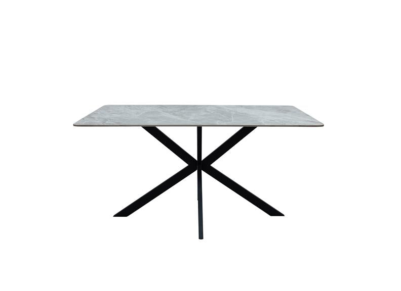Bardo Grey Stone Dining Set – Modern Fixed Stone Effect Dining Table With Chairs Or Bench