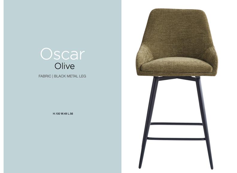 Oscar Fabric Counter Stools