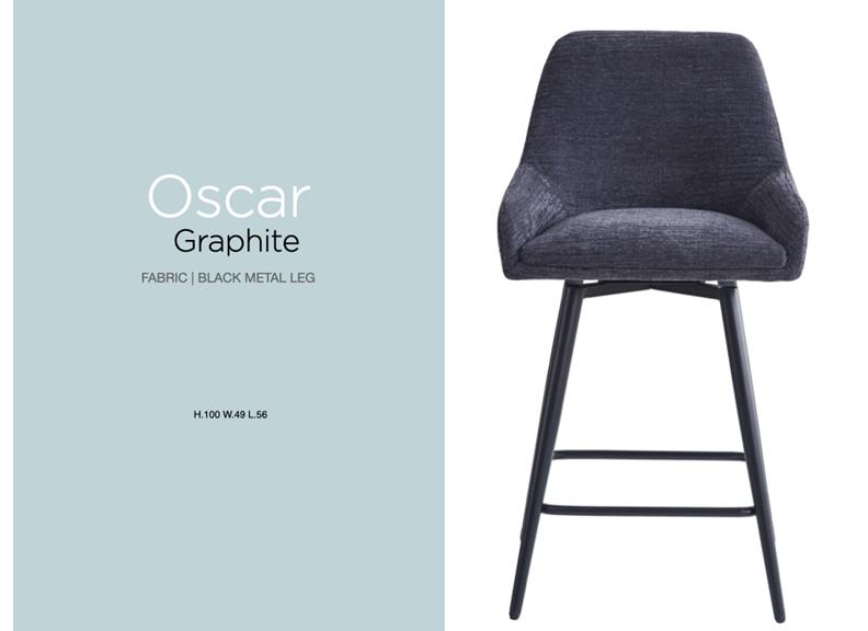 Oscar Fabric Counter Stools