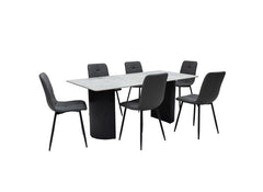 Messina Grey Or White 1.8 m Stone Dining Tables -