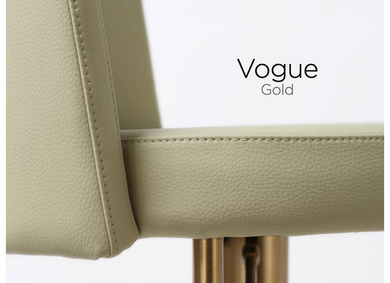 Vogue Pistachio PU Bar Stool - detail