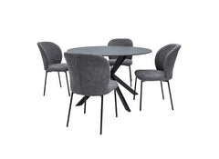 Opal Round Dining Set – Round Dining Table With Colour Matched Chairs