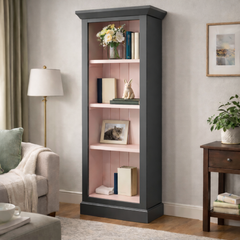 Handcrafted Painted Display Bookcase – Floor Model