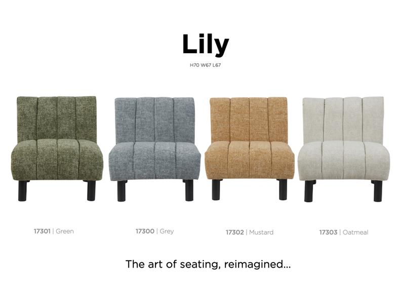 Lily Accent Chair - Oatmeal