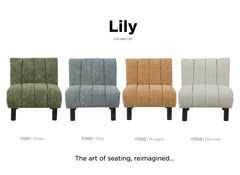 Lily Accent Chair - Mustard