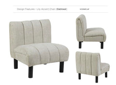 Lily Accent Chair - Oatmeal