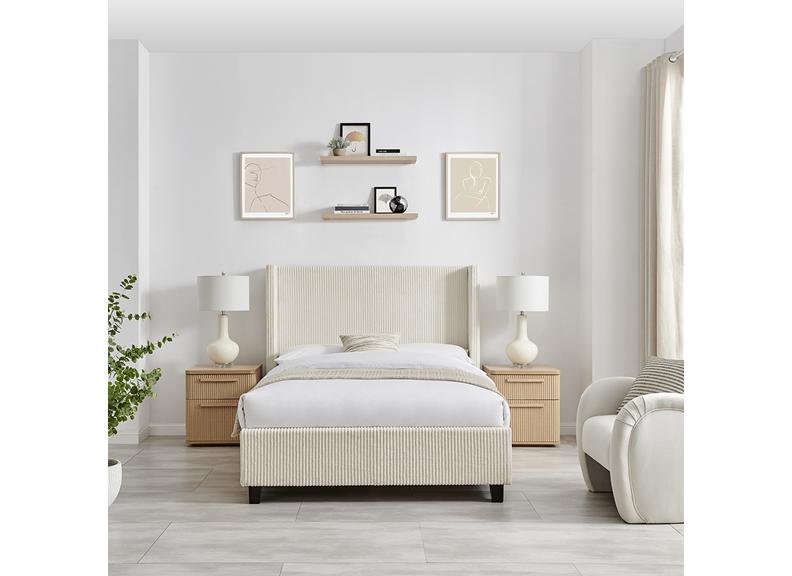 Gemini Corded Fabric Beds