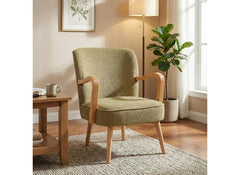 Eliza Accent Chair - Forest Green