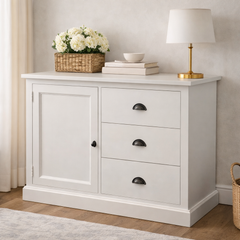 Handcrafted Painted Storage Sideboard – Floor Model