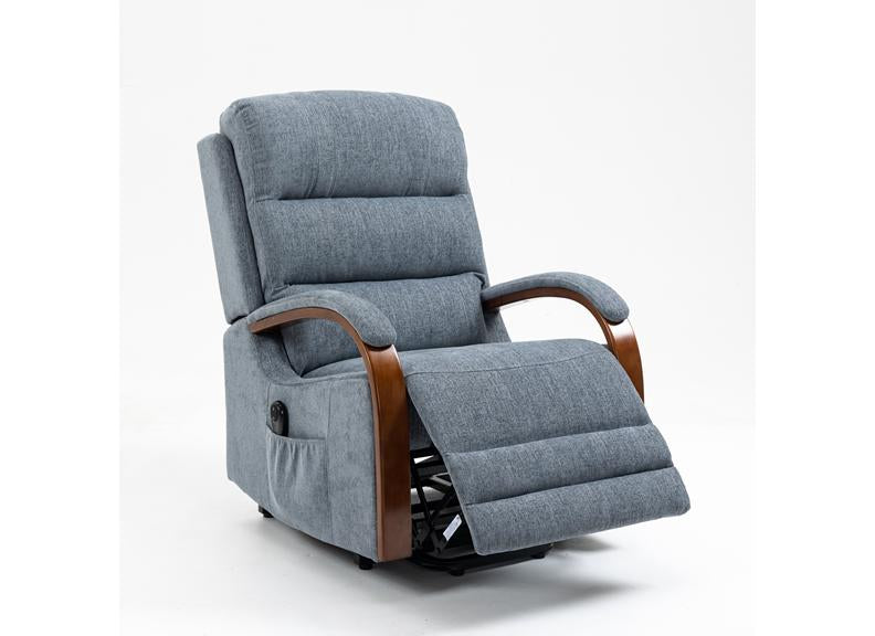 Westin Denim Fabric Lift & Rise Chair | With Remote Controlled Power