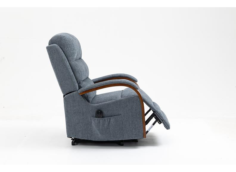 Westin Denim Fabric Lift & Rise Chair | With Remote Controlled Power
