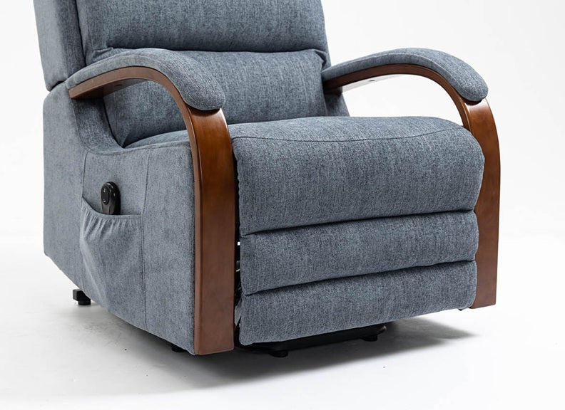 Westin Denim Fabric Lift & Rise Chair | With Remote Controlled Power