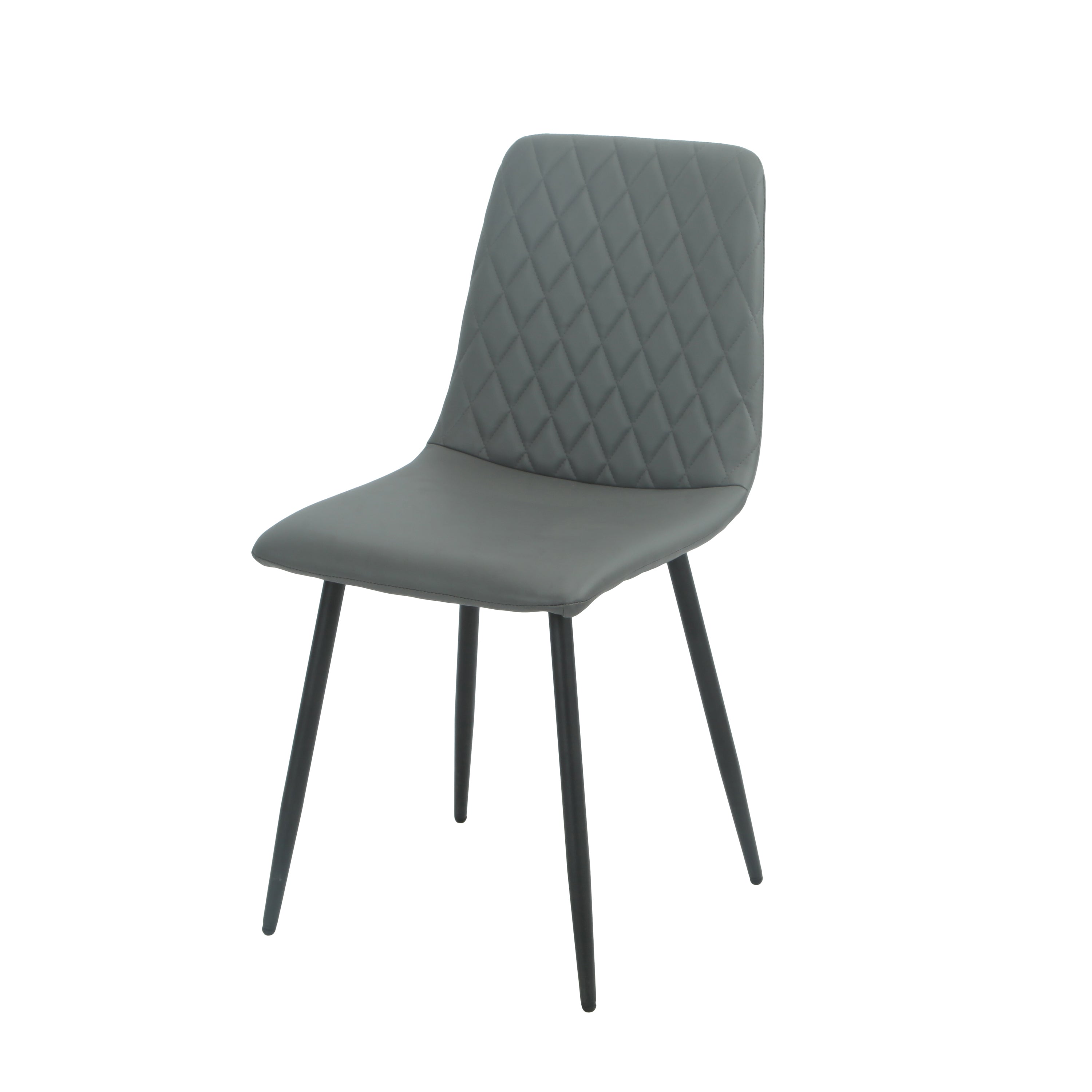 Argenta 90cm Dining Set - With Four Dark Grey Chairs