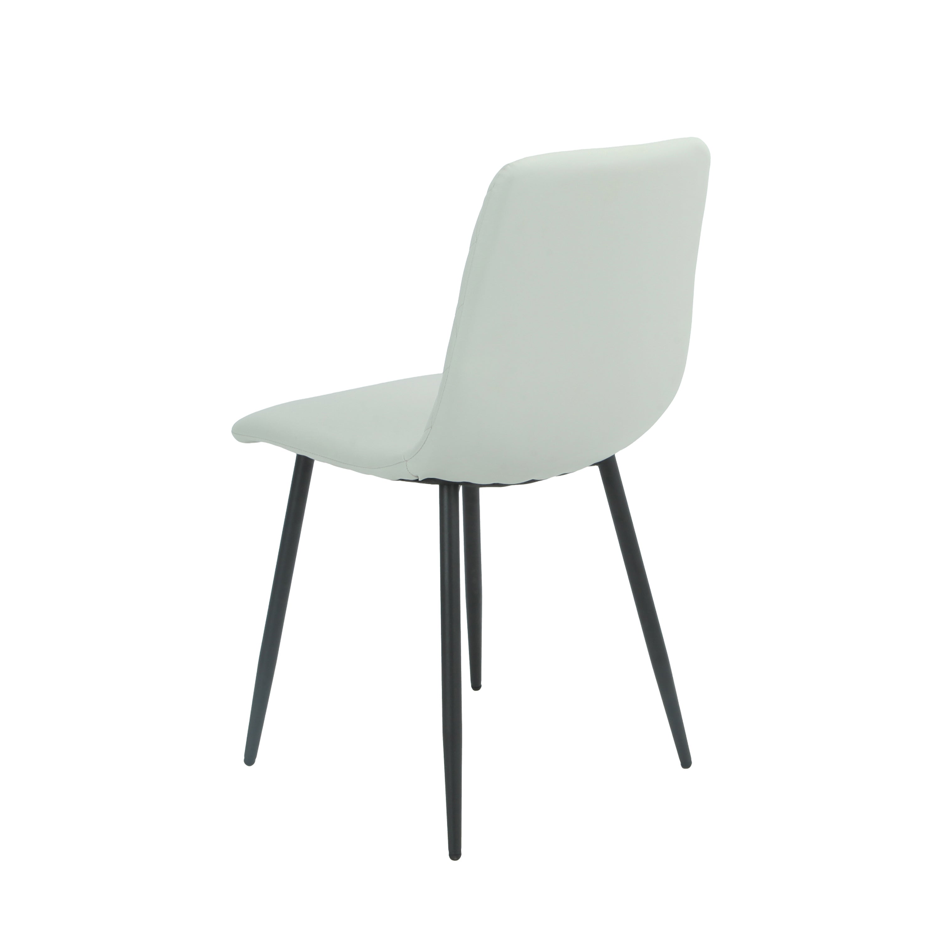 Argenta 90cm Dining Set - With Four Light Grey Chairs