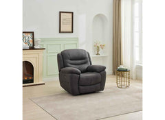 Bremen Gun Metal Reclining Armchair