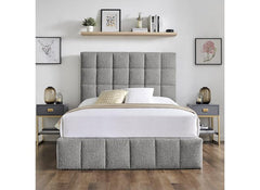 Starla Grey Storage Bed - front