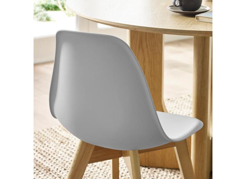Two Agatha Dining Chairs In White, Grey Or Black