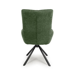 Aldo Chair Black leg - Set of 2 - Green - Image 4