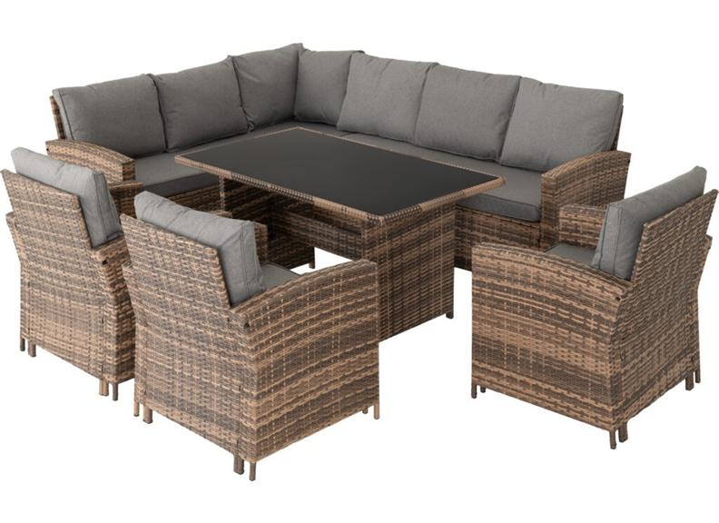 Aspen Rattan Outdoor Dining Set