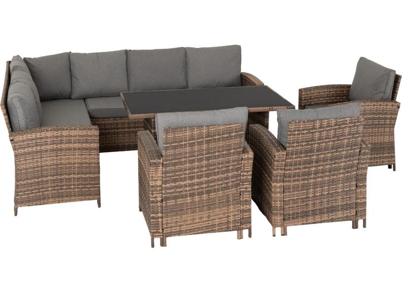Aspen Rattan Outdoor Dining Set
