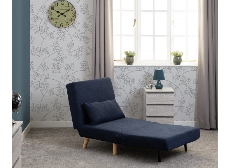 Astoria Blue Chair - In Chaise