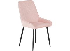 Avery Pink Velvet Chair - 2