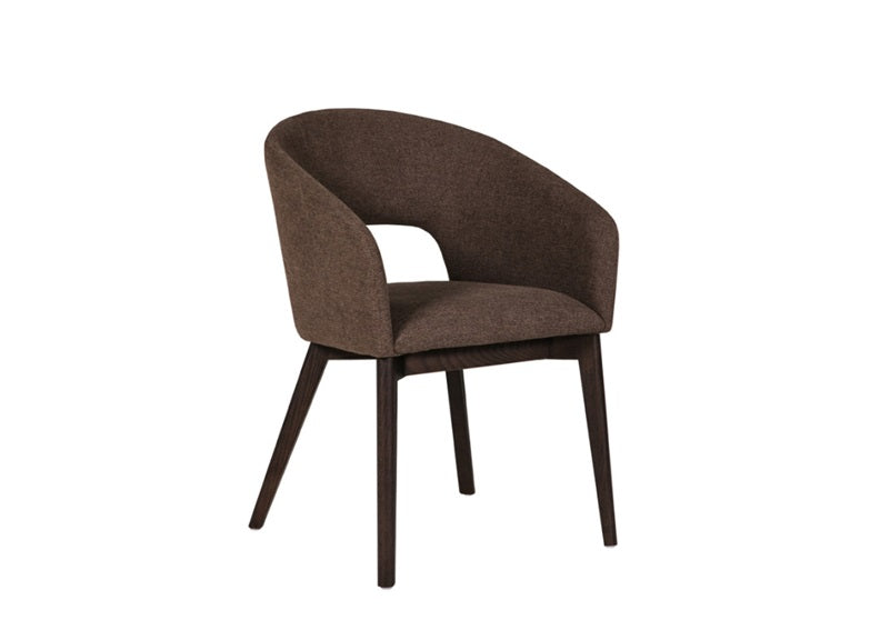 Aryia Brown Dining Chair - 1