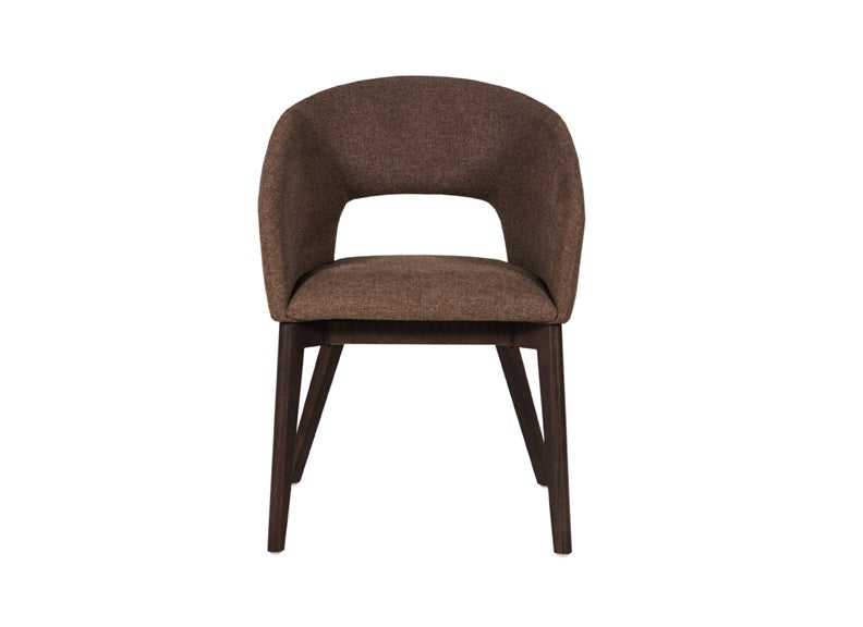 Aryia Brown Dining Chair - front