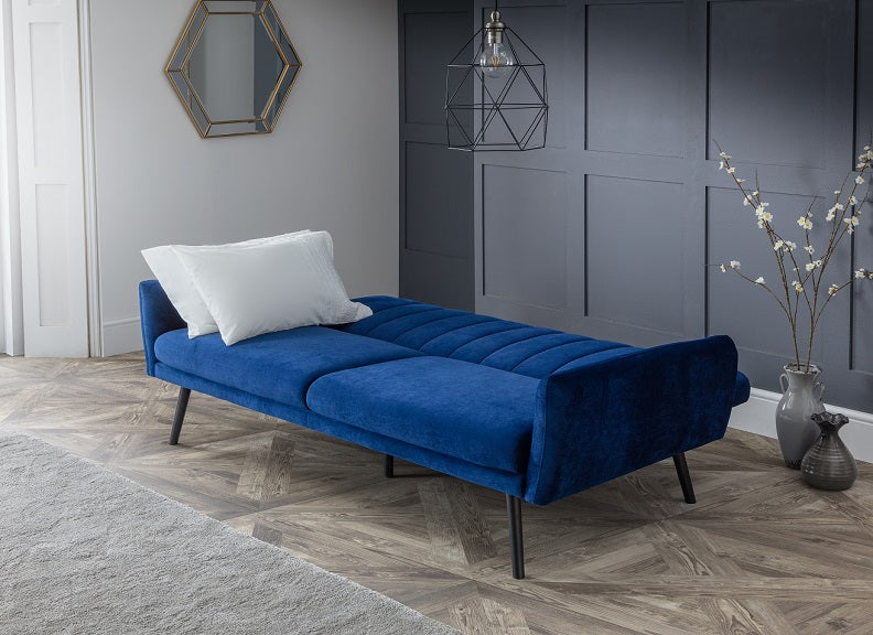 Afina Blue Sofa Bed - room