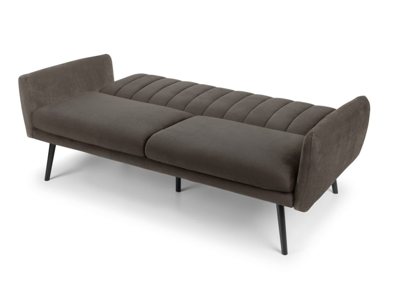 Afina Grey Sofa Bed - open