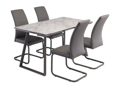 Alden Rectangular Table W/Michigan Dining Chairs
