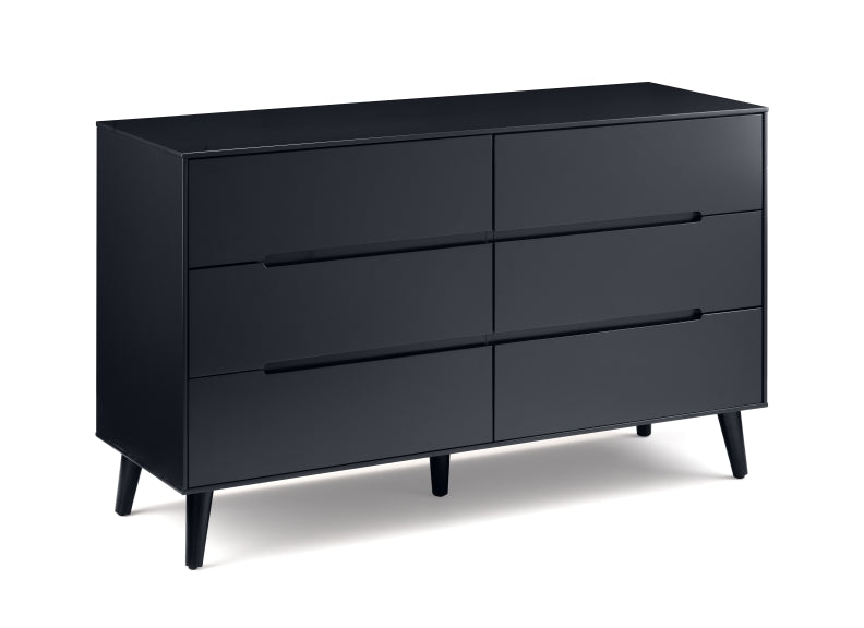Alicia Anthracite Six Drawer Chest - 2