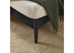 Belton Black Spindle Bed – Solid Oak Wooden Bed Frame with Classic Spindle Headboard