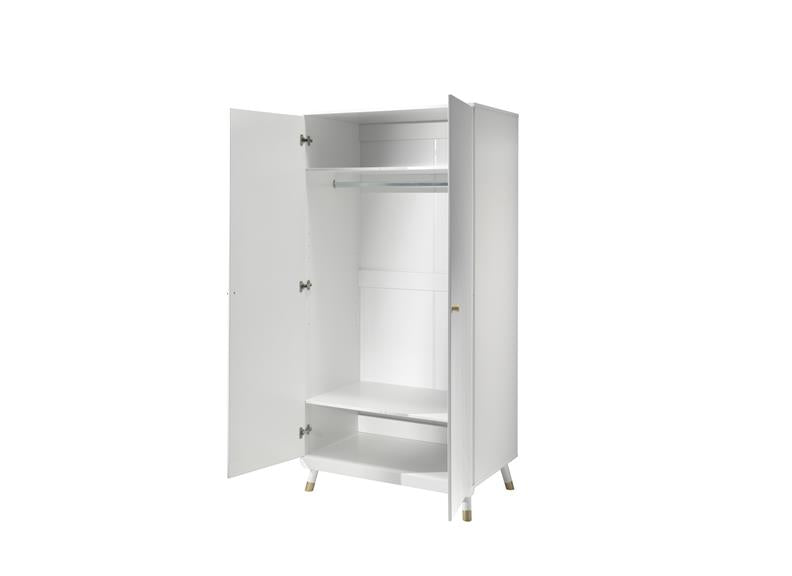 Billy White Double Wardrobe - interior