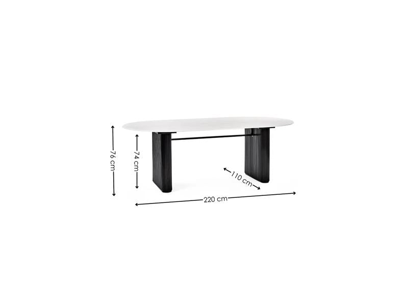 Bolivia Oval Dining Table