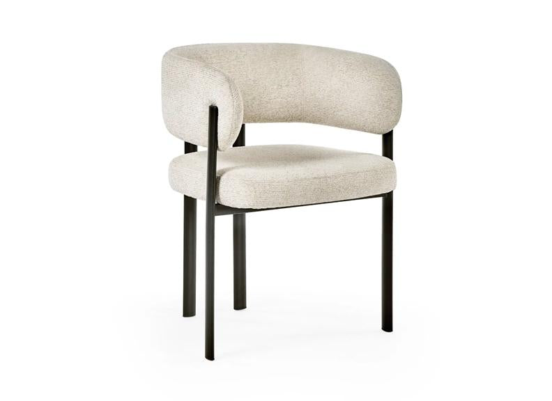 Bolivia Fabric Dining Chair - c/o - 1