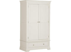 Bordeaux Ivory Two Door Wardrobe - 1