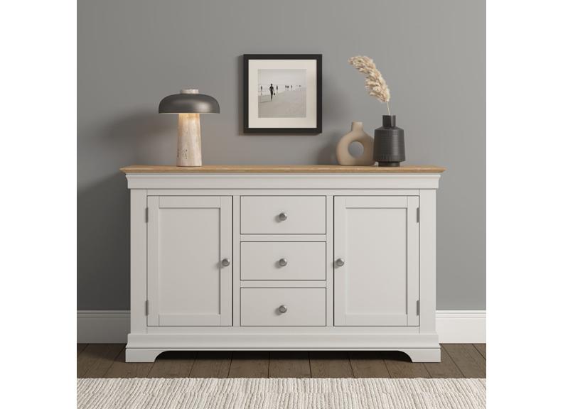 Bordeaux Ivory Large Sideboard (WBF) – Elegant Storage Cabinet for Dining & Living Spaces