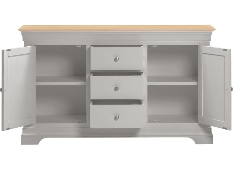 Bordeaux Grey Large Sideboard (WBF) – Elegant Storage Cabinet for Dining & Living Spaces