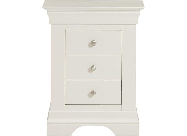 Bordeaux Ivory Bedside - front