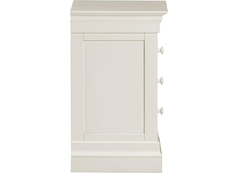 Bordeaux Ivory Bedside - side